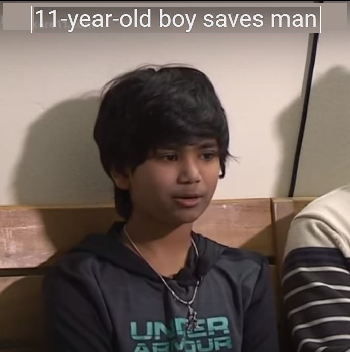 11 Year Old Humble Hero Saves Man