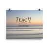 Teach Peace Goodology® Photo Paper Poster - Image 8