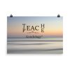 Teach Peace Goodology® Photo Paper Poster - Image 11