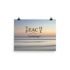 Teach Peace Goodology® Photo Paper Poster - Image 4