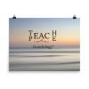 Teach Peace Goodology® Photo Paper Poster - Image 10