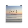 Teach Peace Goodology® Photo Paper Poster - Image 7