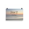Teach Peace Goodology® Photo Paper Poster - Image 6